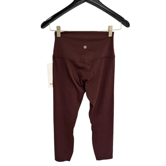 Lululemon Align High Rise Crop 23” Leggings Lava Cake New with tags size 6 - Picture 4 of 8